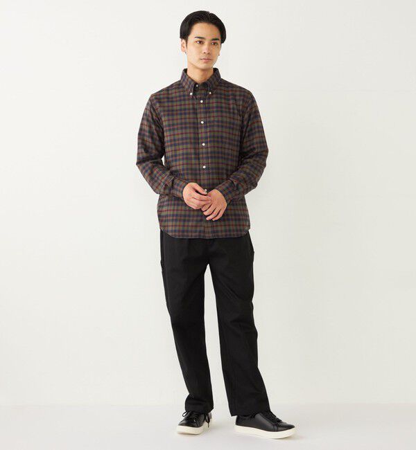 SHIPS Colors 「SHIPS Colors: 〈洗濯機可能〉ネル ボタンダウン シャツ」|シャツ・ブラウス|