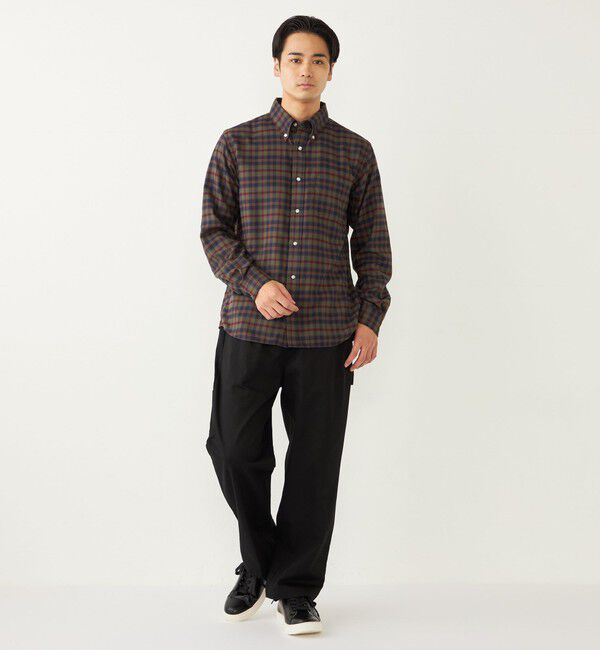 SHIPS Colors 「SHIPS Colors: 〈洗濯機可能〉ネル ボタンダウン シャツ」|シャツ・ブラウス|