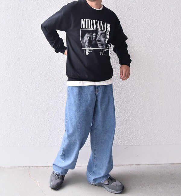 SHIPS any「GOOD ROCK SPEED: ミュージック グラフィック プリント バンド スウェット」|Tシャツ・カットソー|