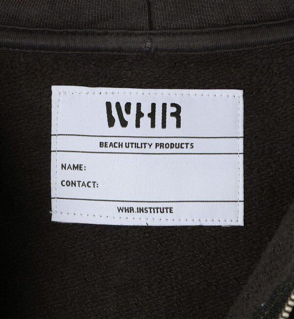 SHIPS「western hydrodynamic research: ZIP HOODIE」|パーカー|