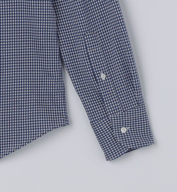 SHIPS「SHIPS: ジャージー ギンガムチェック ワンピースカラー シャツ」|シャツ・ブラウス|