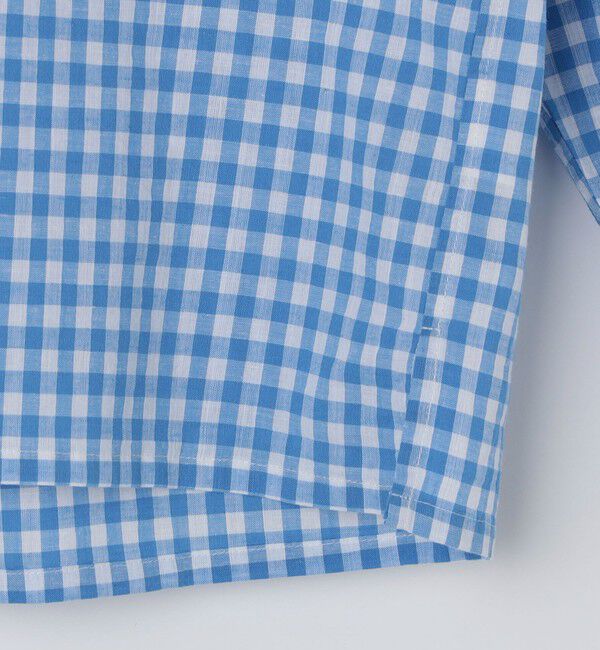 SHIPS「BATEAUX DE SHIPS: ダブルポケット ギンガム ユーティリティ シャツ」|シャツ・ブラウス|