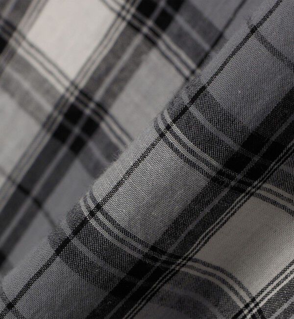 SHIPS any「SHIPS any:〈洗濯機可能〉コットン/リネン チェック オープンカラー プルオーバー シャツ◇」|シャツ・ブラウス|