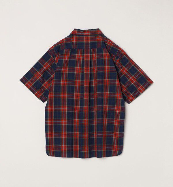 SHIPS any「SHIPS any:〈洗濯機可能〉コットン/リネン チェック オープンカラー プルオーバー シャツ◇」|シャツ・ブラウス|