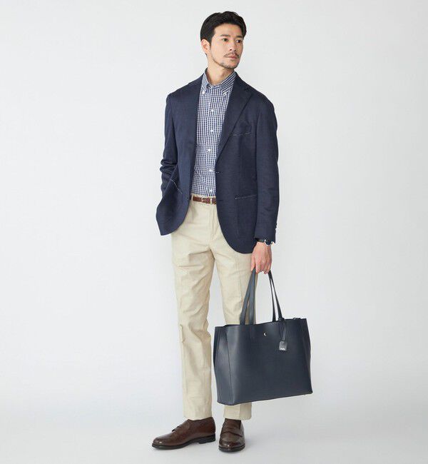 SHIPS「SHIPS: イタリアン ボタンダウン パナマ ギンガムチェック シャツ」|シャツ・ブラウス|