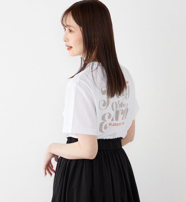 SHIPS Colors 「【SHIPS Colors 別注】FIRST DOWN:〈撥水〉エンブロイダリー ロゴ Tシャツ」|Tシャツ・カットソー|