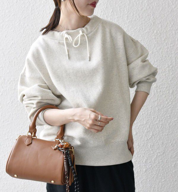 SHIPS any「SHIPS any:〈洗濯機可能〉USA コットン 裏起毛 ボトルネック プルオーバー」|スウェット・ジャージ|