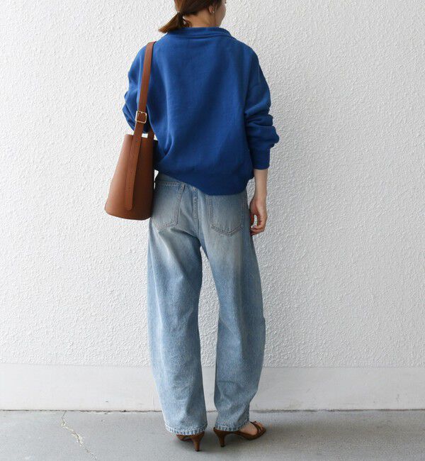 SHIPS any「SHIPS any:〈洗濯機可能〉USA コットン 裏起毛 ボトルネック プルオーバー」|スウェット・ジャージ|