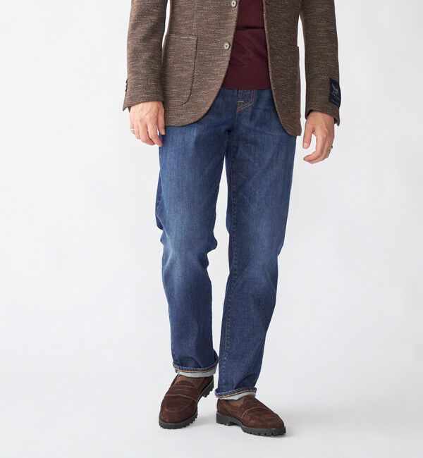 SHIPS「YCHAI: ロブスト ウォッシュド デニム パンツ」|デニム|