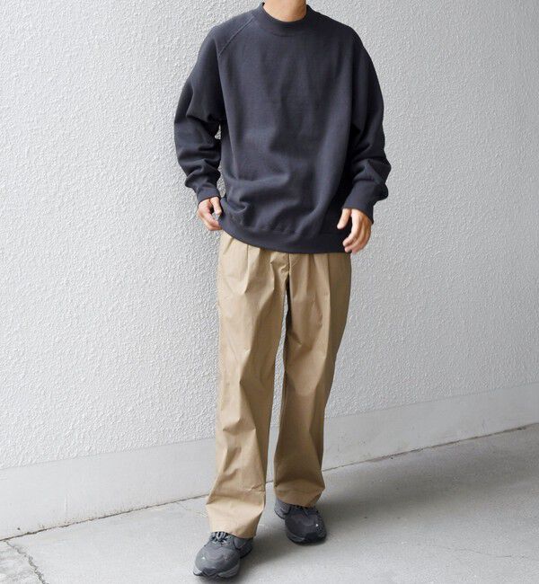 SHIPS any「SHIPS any: ヴィンテージライク 裏起毛 セミモックネック ラグラン スウェット◇」|スウェット・ジャージ|
