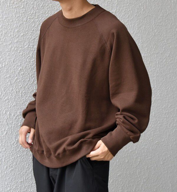 SHIPS any「SHIPS any: ヴィンテージライク 裏起毛 セミモックネック ラグラン スウェット◇」|スウェット・ジャージ|