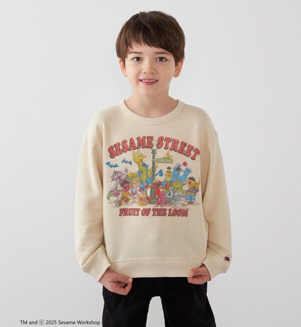 SHIPS any「SESAME STREET meets FRUIT OF THE LOOM: プリント スウェット<KIDS>」|スウェット・ジャージ|