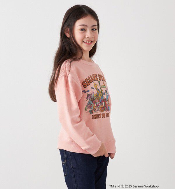 SHIPS any「SESAME STREET meets FRUIT OF THE LOOM: プリント スウェット<KIDS>」|スウェット・ジャージ|