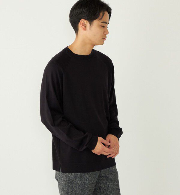 SHIPS Colors 「SHIPS Colors:〈吸湿発熱・洗濯機可能〉CELLN(R) &times; ウール 14ゲージ ニット」|ニット・セーター|