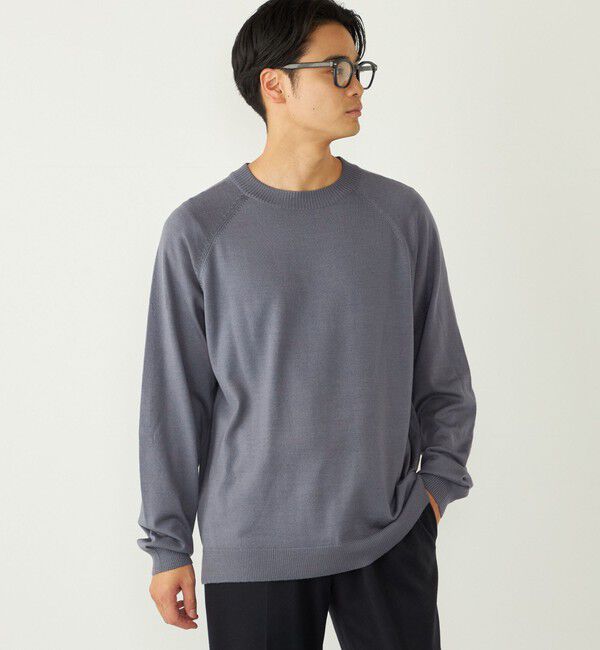 SHIPS Colors 「SHIPS Colors:〈吸湿発熱・洗濯機可能〉CELLN(R) &times; ウール 14ゲージ ニット」|ニット・セーター|