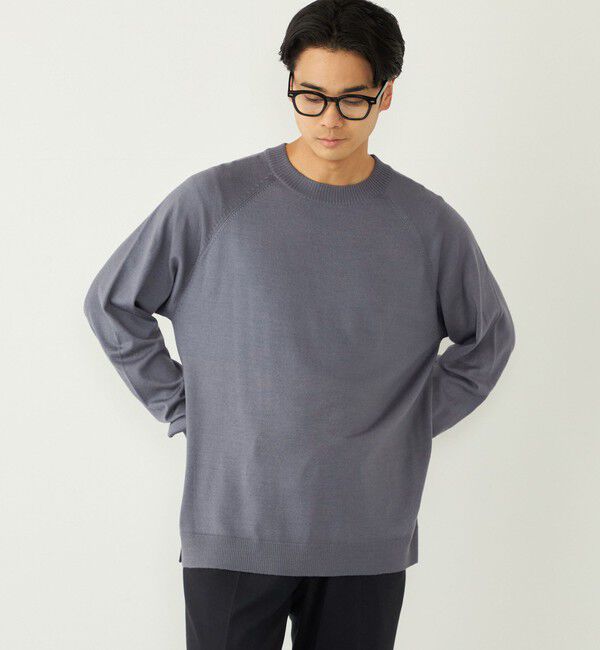 SHIPS Colors 「SHIPS Colors:〈吸湿発熱・洗濯機可能〉CELLN(R) &times; ウール 14ゲージ ニット」|ニット・セーター|