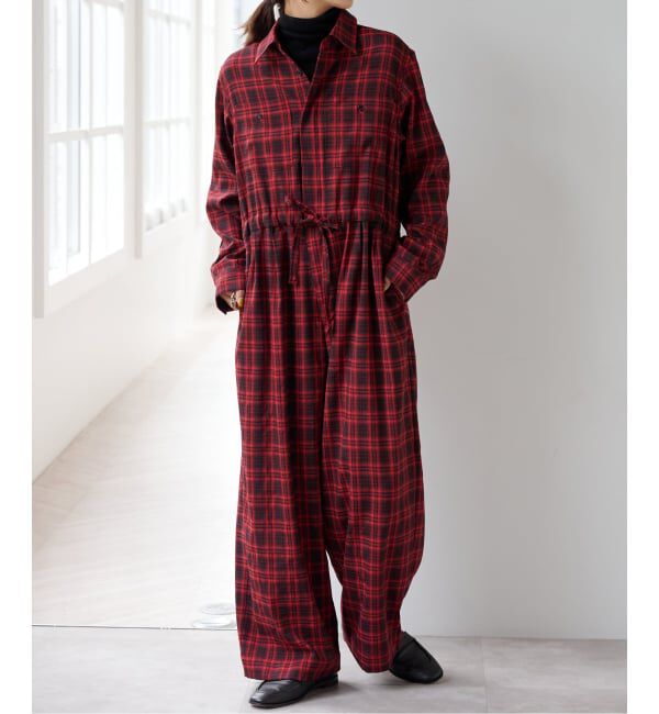 OUTDOOR PRODUCTS Usual Things「アウトポケットシャツオールインワン」|オールインワン|