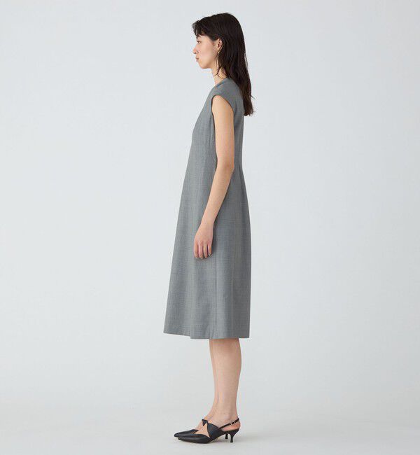 TOMORROWLAND collection「スーパーウールウィーヴ キャップスリーブワンピース」|ワンピース|