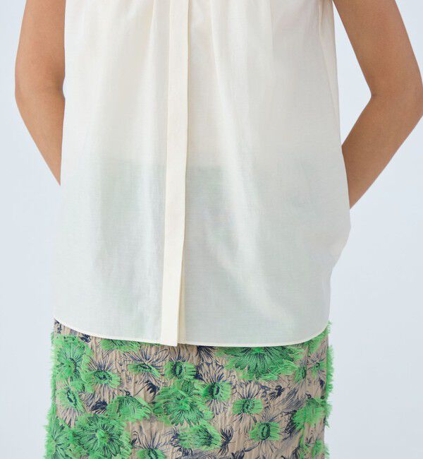 TOMORROWLAND collection「シアーオーガンジー ビーズヨークブラウス」|シャツ・ブラウス|