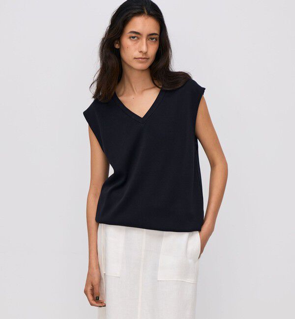 BACCA「スーピマコットン フライスベスト」|Tシャツ・カットソー|