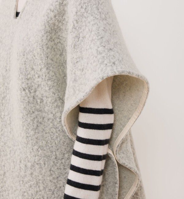 GALERIE VIE「シープジャージー ポンチョ」|ポンチョ・ケープ|