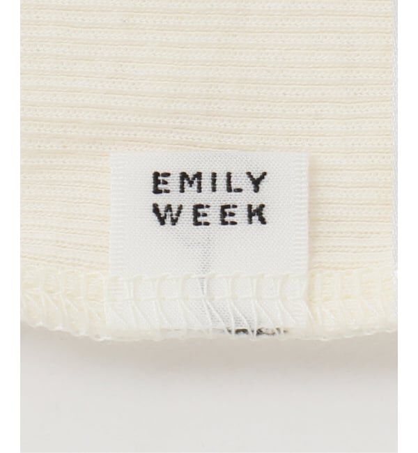 EMILYWEEK「《追加》コットンカシミヤテレコクループルオーバー」|Tシャツ・カットソー|