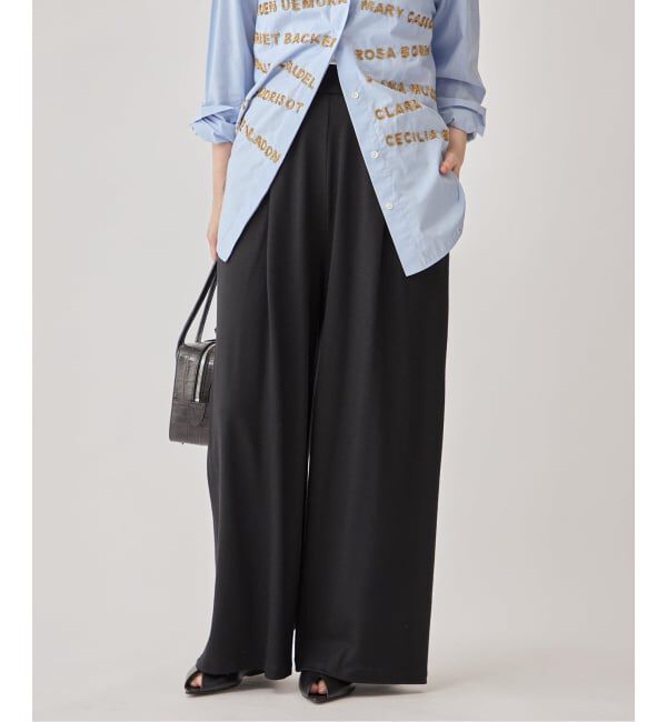 VERMEIL par iena「wool 100 jersey tuck パンツ」|その他|