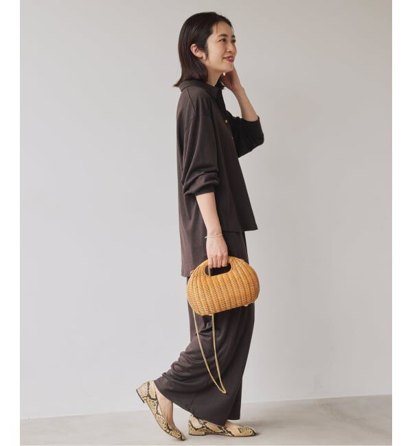 VERMEIL par iena「wool 100 jersey tuck パンツ」|その他|