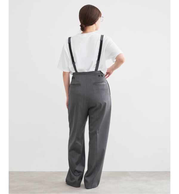 IENA「サスペンダーパンツ」|スラックス|