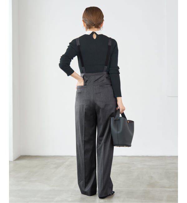 IENA「サスペンダーパンツ」|スラックス|