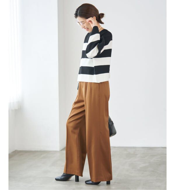 IENA「サスペンダーパンツ」|スラックス|