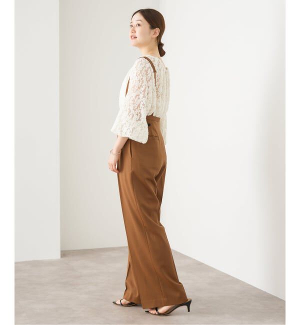 IENA「サスペンダーパンツ」|スラックス|