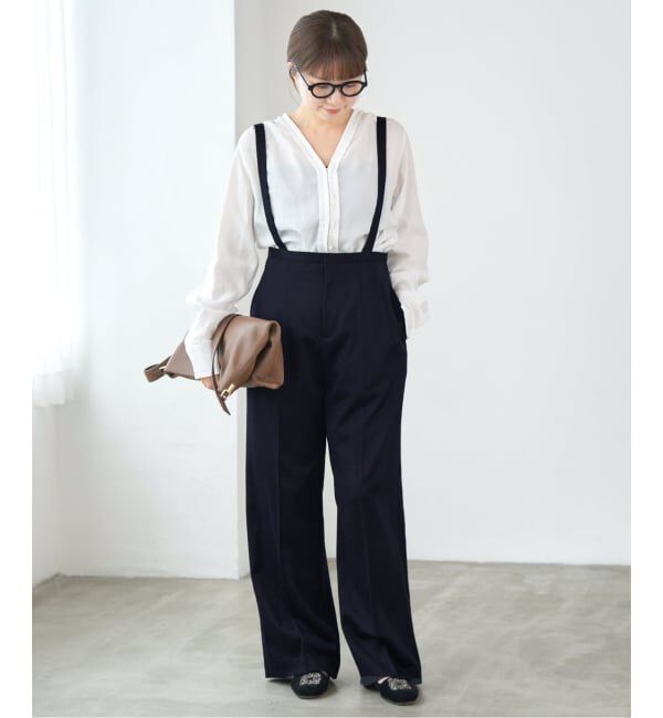 IENA「サスペンダーパンツ」|スラックス|
