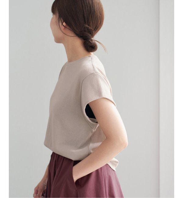 IENA「《追加2》シアーミニ裏毛 Tシャツ」|Tシャツ・カットソー|