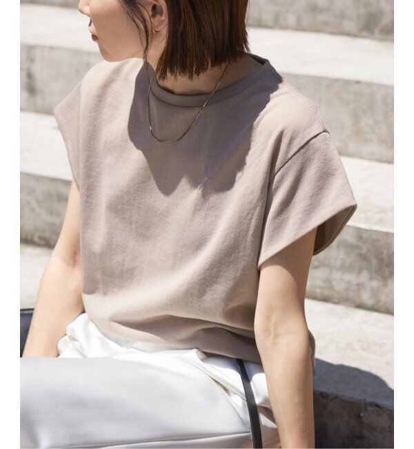 IENA「《追加2》シアーミニ裏毛 Tシャツ」|Tシャツ・カットソー|