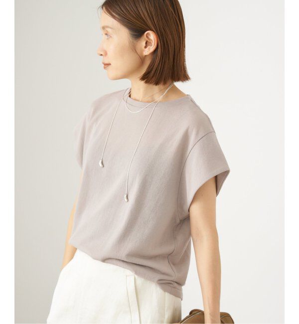 IENA「《追加2》シアーミニ裏毛 Tシャツ」|Tシャツ・カットソー|