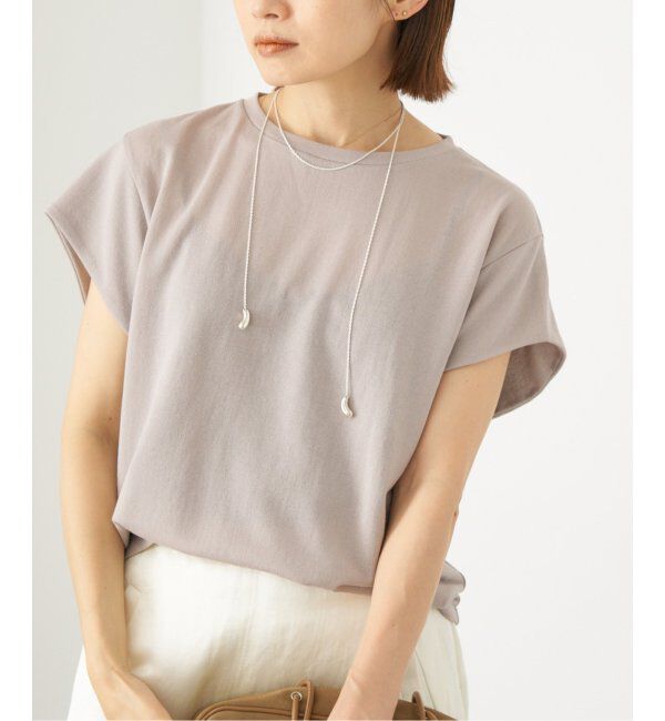 IENA「《追加2》シアーミニ裏毛 Tシャツ」|Tシャツ・カットソー|