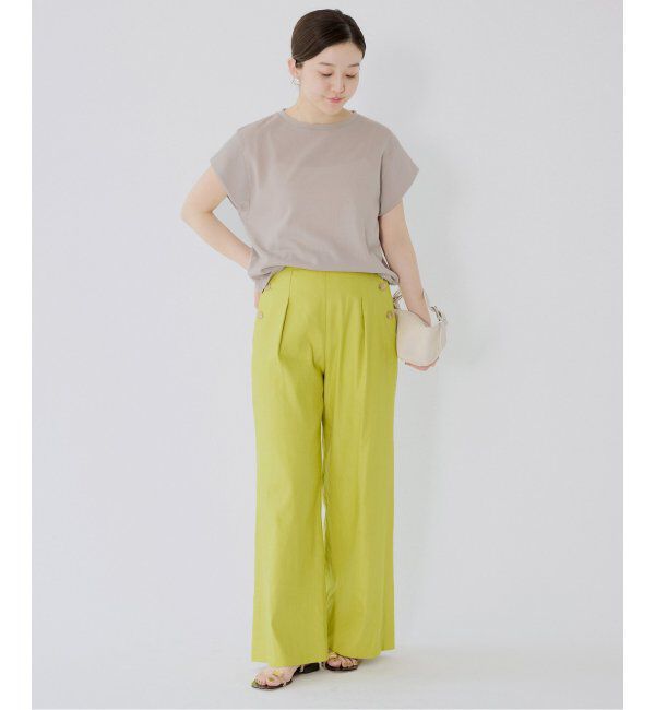 IENA「《追加2》シアーミニ裏毛 Tシャツ」|Tシャツ・カットソー|