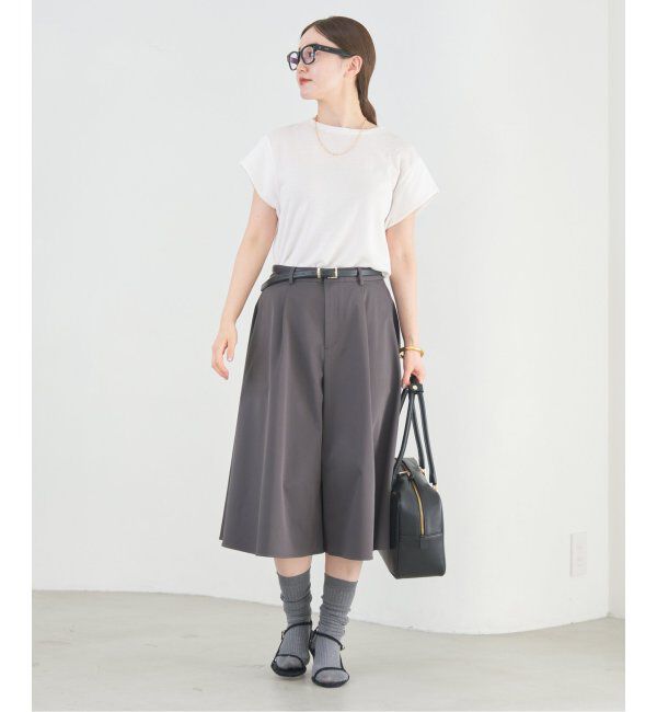 IENA「《追加2》シアーミニ裏毛 Tシャツ」|Tシャツ・カットソー|