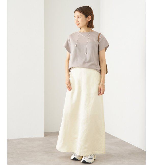 IENA「《追加2》シアーミニ裏毛 Tシャツ」|Tシャツ・カットソー|