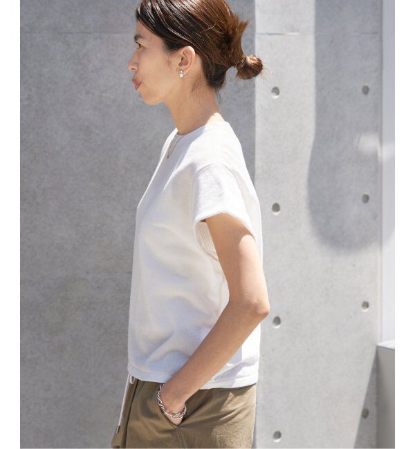 IENA「《追加2》シアーミニ裏毛 Tシャツ」|Tシャツ・カットソー|