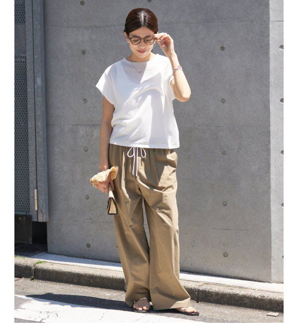 IENA「《追加2》シアーミニ裏毛 Tシャツ」|Tシャツ・カットソー|