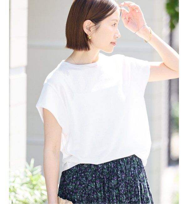 IENA「《追加2》シアーミニ裏毛 Tシャツ」|Tシャツ・カットソー|