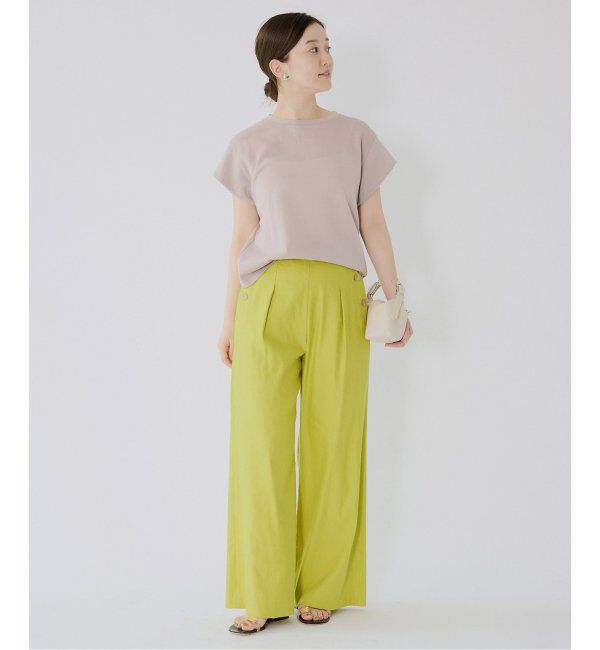 IENA「《追加2》シアーミニ裏毛 Tシャツ」|Tシャツ・カットソー|