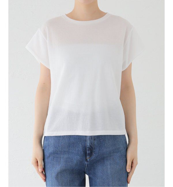 IENA「《追加2》シアーミニ裏毛 Tシャツ」|Tシャツ・カットソー|