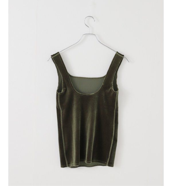 IENA「SIMONE WILD/シモーネ ワイルド VELVET SINGLET タンクトップ VELVETSINGLET」|Tシャツ・カットソー|