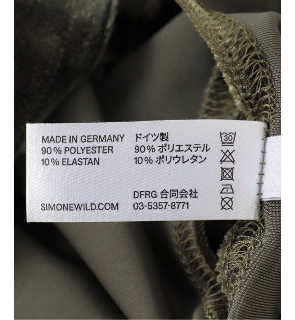 IENA「SIMONE WILD/シモーネ ワイルド VELVET SINGLET タンクトップ VELVETSINGLET」|Tシャツ・カットソー|