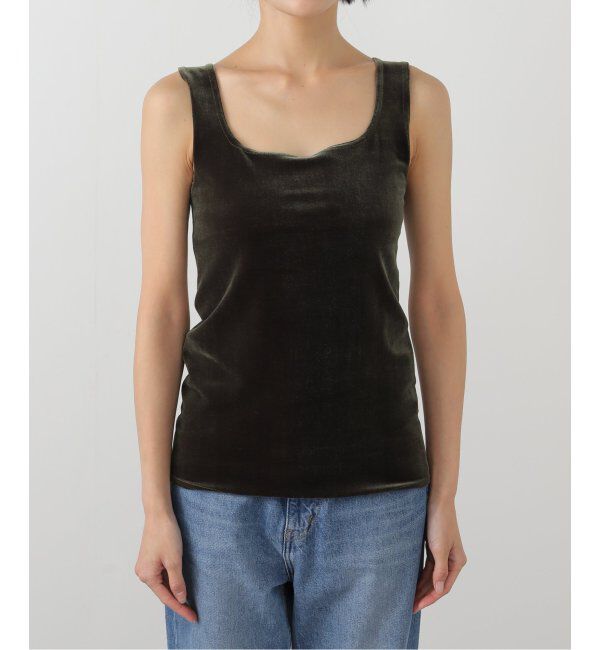IENA「SIMONE WILD/シモーネ ワイルド VELVET SINGLET タンクトップ VELVETSINGLET」|Tシャツ・カットソー|