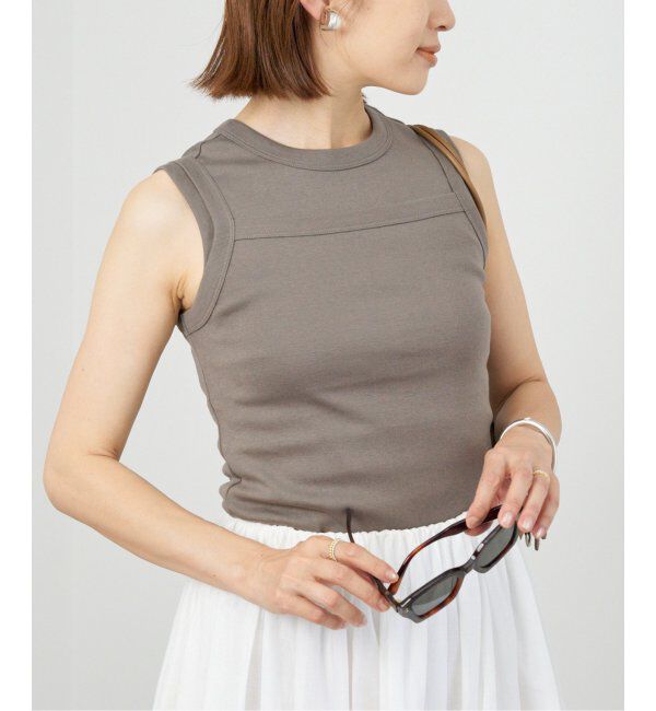 IENA「FLORE FLORE/フローレフローレ MAY CAMI キャミソール」|キャミソール|ベージュ