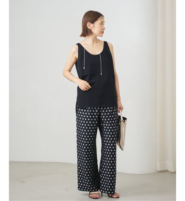 IENA「ノースリーブキャミソール」|ニット・セーター|